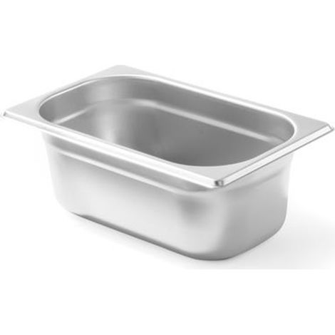 Bac GN 1/4, hauteur 100 mm, inox - Hendi 800539
