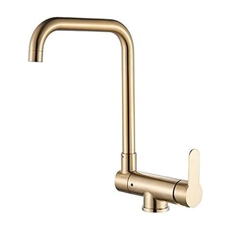 Robinet de Cuisine Noir Rabattable, Mitigeur Repliable Sous Fenêtre Pivotant à 360°, Robinet Pliable en Acier Inox SS304, Robinet Mitigeur Evier Eau Chaude et Froide Réglable (1/5)