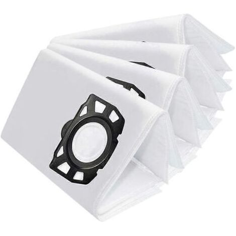 Convient aux aspirateurs Karcher WD4/WD5/MV4/MV5 avec filtre HEPA Easy Filter et sac à poussière non tissé (1/5)