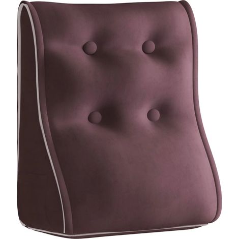 Cuscino ergonomico modulare - Imitazione velluto cioccolato Cuscino ergonomico modulare - Imitazione velluto cioccolato 40 cm (1/4)