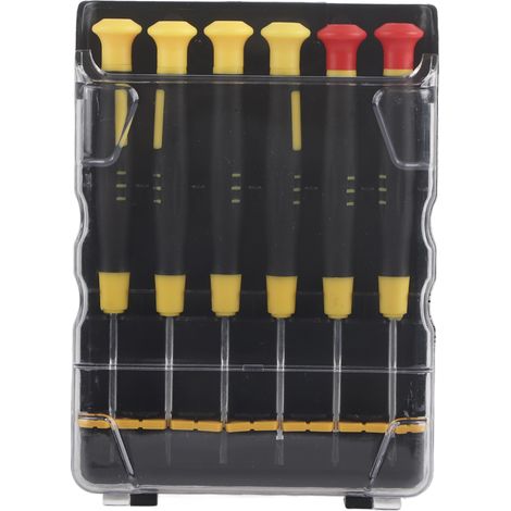 serrure de porte-Kit de 6 mini tournevis magnétiques avec précision pour horloges et lunettes (1/4)