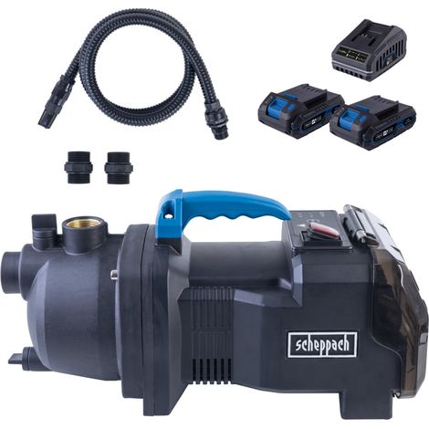 Akku Gartenpumpe 40V Durchfluss 3000L/h Scheppach set s2 c-gp3000-x (1/5)