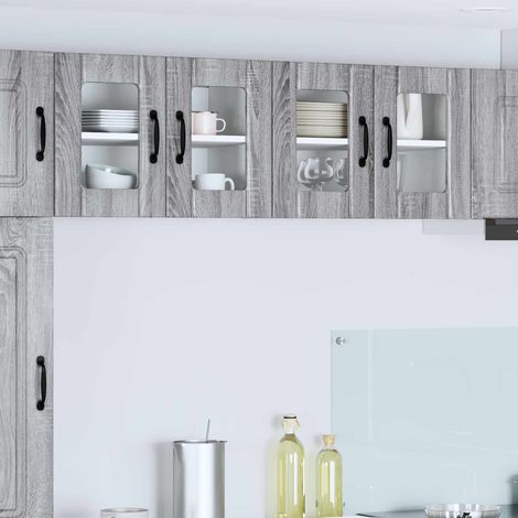 Küchenschrank Lucca 2 pcs Graues Sonoma 60 x 31 x 40 cm