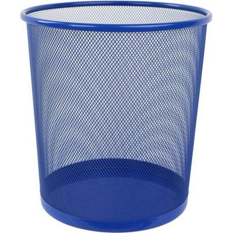 Cesta redonda pequeña de color azul