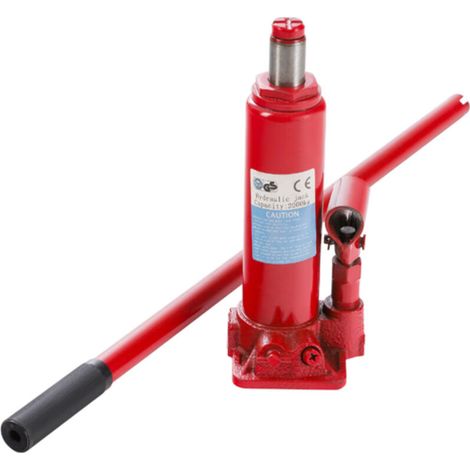 Rampe de chargement hydraulique réglable Hauteur de levage : 23 à 36 cm (9" à 14,2") – Rouge – Capacité 5,019.00 kg – Lot de 2 rampes d'accès (1/4)