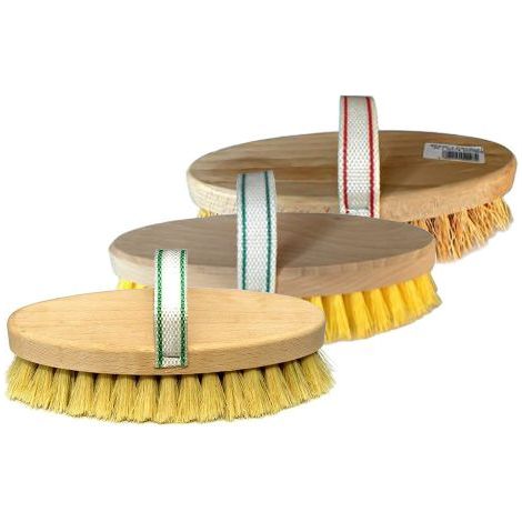 SPAZZOLA PER EQUINI fibra di radica sintetica