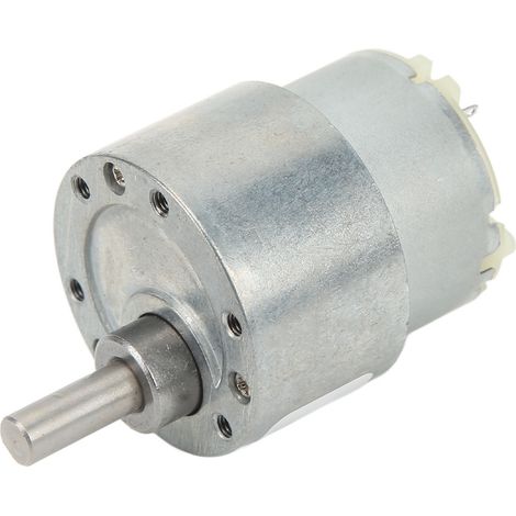 24V 50RPM Gleichstrom-Getriebemotor, hohes Drehmoment, einstellbare Drehzahl, Drehrichtung im Uhrzeigersinn und gegen den Uhrzeigersinn, leistungsstarker elektrischer Untersetzungsmotor für Heimwerker (1/5)