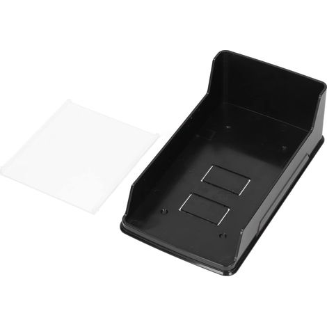 Housse de protection contre la pluie pour sonnette en plastique étanche pour serrure porte à empreintes digitales Retard de protection externe Coque anti-vieillissement pour boutons (1/5)