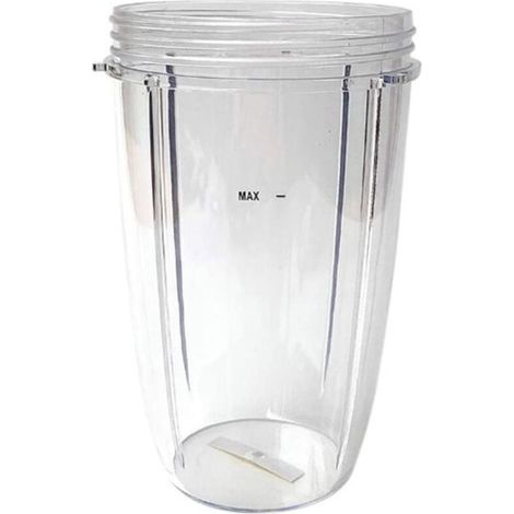 Verre de remplacement 18 oz transparent pour extracteur NutriBullet 900W/600W – Accessoire compatible, haute résistance-DELKEVIC (1/3)