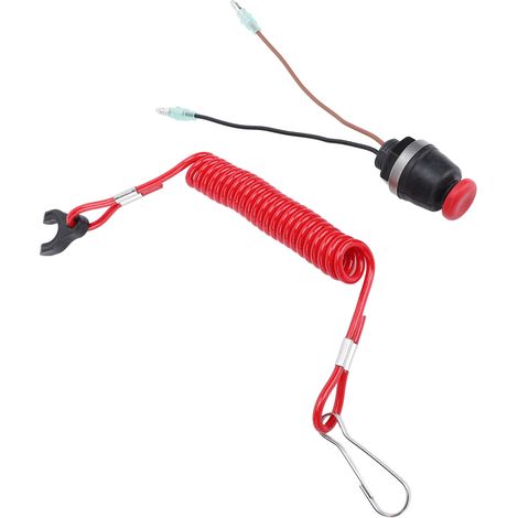 Ortviai Interrupteur de sécurité pour hors-bord Tohatsu 3A3068300 en alliage métallique et ABS, 8 à 115 HP (1/5)