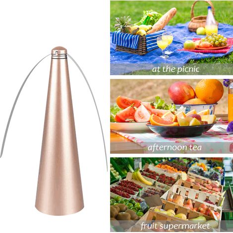 Repellente per mosche multifunzionale, ventilatore da tavolo girevole a 360°, protezione degli alimenti, controllo dei parassiti. (1/5)