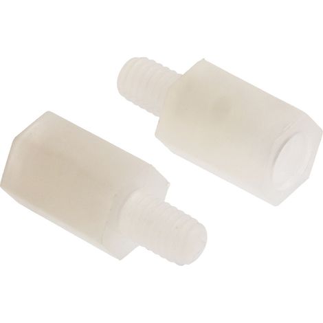 Entretoise filetée RS PRO, longueur 10mm, Mâle / Femelle, M4 x M4 ( Prix pour Sachet de 100 )