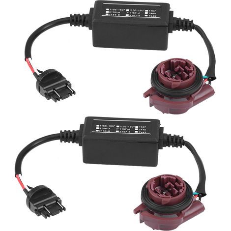 Konvolut von 2 LED-Decoder-Adaptern 3157A Anti-Hyperblink-Anti-Bug-Blitz-Fehlerkorrektur Canbus-Bremslicht (1/5)