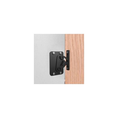 Acier inoxydable Verrous Noir pour portes et loquets pour Porte de grange coulissante Stainless Steel Lock for Sliding Barn Wood Door