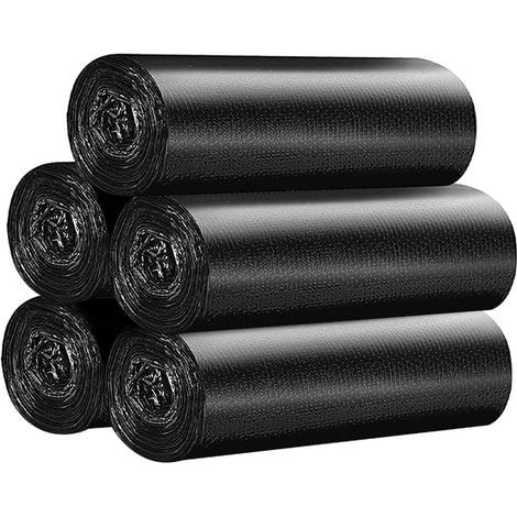 kompostierbare Biomüllbeutel avec Henkel 100 Pièces pour la Maison de Compost(Noir) (1/5)