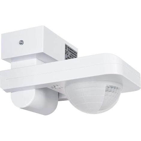 MCE243 Capteur de Mouvement Infrarouge Plage de détection de 360° jusqu'à 20m IP65 Max 2000W Blanc (1/4)