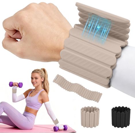 Pack de 2 x 0,5kg Poids Magnétiques Réglables Pour Cheville Poignet (1/5)