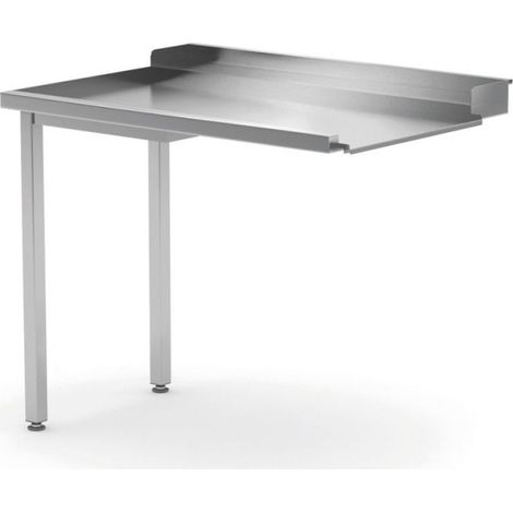 Table de déchargement pour lave-vaisselle - 700x1000xH900 mm - Ref 231760 - Hendi