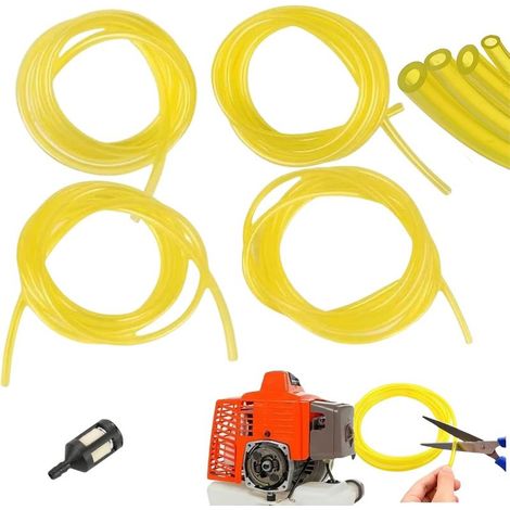 Durite Essence,Tuyau D'essence,4 Tailles Kit de Tuyau Carburant,Filtre Essence,Durites D'essence Tondeuses - (1/5)