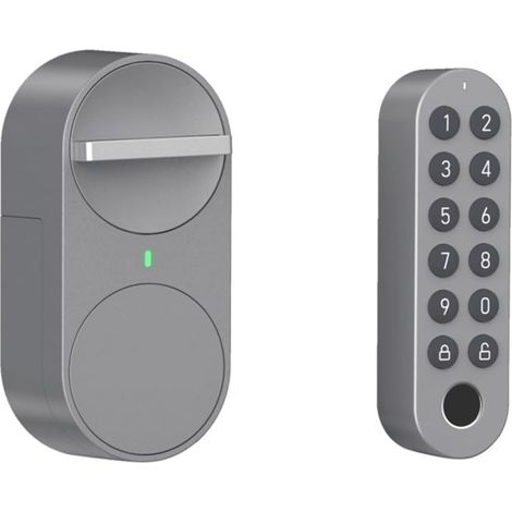 Serrure de porte intelligente Serrure De Porte Intellinte, Bricola, Entrée Sans Clé, Application Tuya WiFi, Bluetooth, Verrouilla Par Mot De Passe Par Empreinte Digitale, Compatible ( Color : 2-in-1 F (1/5)