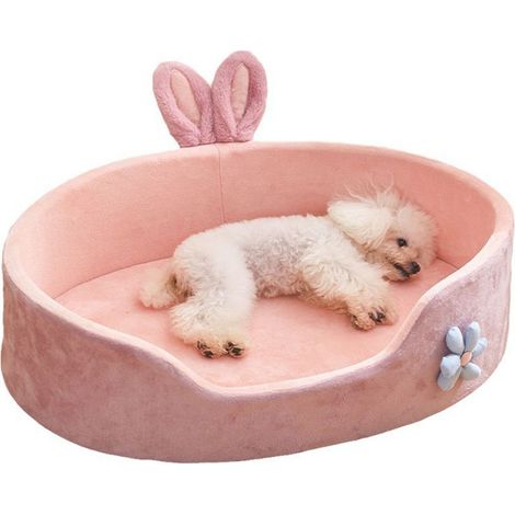 Canapé-lit pour chien respirant amovible lavable chaud confortable facile à entretenir pour chiens chats S 40 x 29 x 12 cm Animaux de moins de 2,5 kg (1/5)