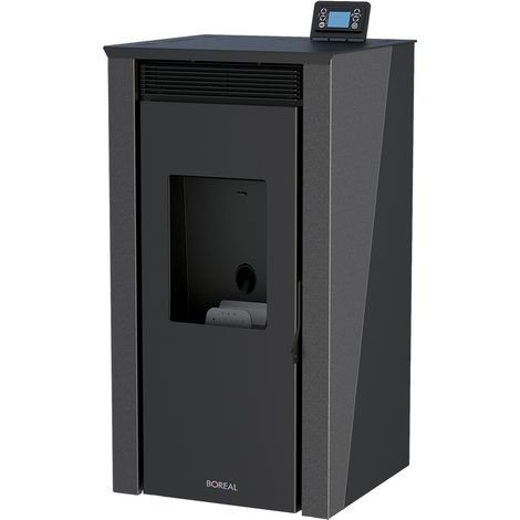BRICOSOL TERMOESTUFA DE PELLET BOREAL 16 KW GRIS (1/4)