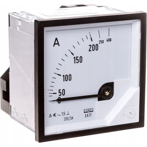 amperometro analogico Lumel ea17n 200 400a 72x72mm