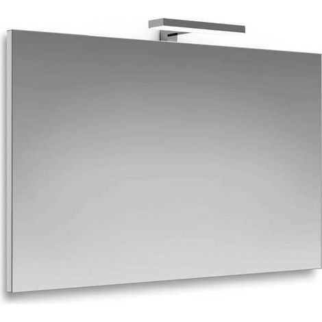 SPECCHIO A FILO 100X70 CM C/LAMPADA LED 18 CM
