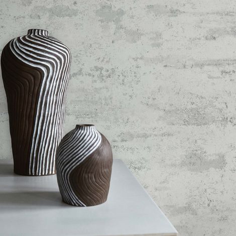 TADESSI  Tapete Beton Alessio  M1-No.400  Vliestapete  Weiß  Modern  Betonoptik  Urban  Betonwand  Wohnzimmer  Schlafzimmer  Küche (1/5)