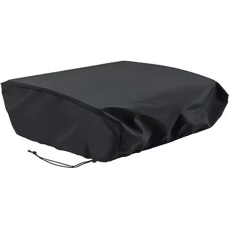 Housse de Protection pour Plancha en Tissu Oxford 210D - Taille 574823cm - Imperméable, Anti-UV et Anti-poussière - Noir - pour Usage Extérieur (1/5)