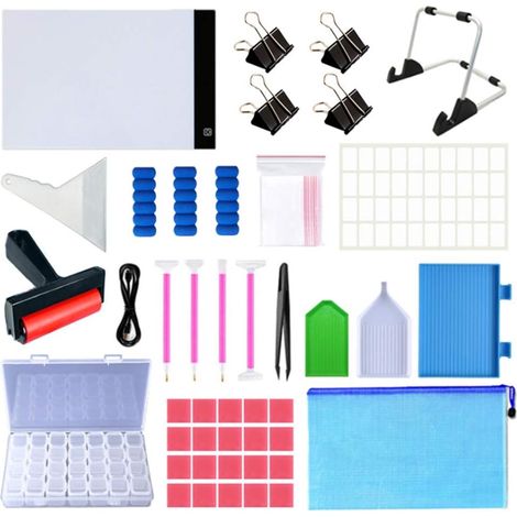 98 accessoires et outils pour la peinture diamant, rangement pour accessoires de peinture diamant (1/5)