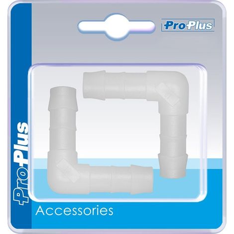 Connettore per tubo dellacqua 90 gradi 10 mm 2 pezzi in blister (1/5)