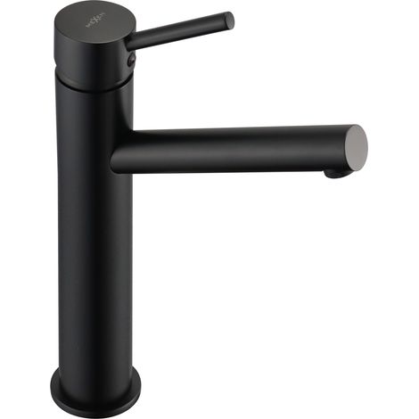 Mexen Eri grifo de lavabo alto, negro - 74210-70 (1/2)