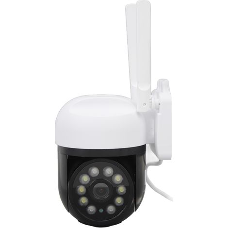 Caméra PTZ 1 mégapixel pour intérieur/extérieur avec WiFi, usage domestique, caméra de vision nocturne haute définition à distance (norme européenne) (1/5)