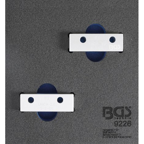 BGS  Carro  Taller  Bandeja  1/6:  Juego  de  herramientas  de  bloqueo  del  árbol  de  levas  para  Lancia  K  2.0l  20V  -  9226