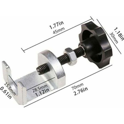Extracteur Bras Essuie-Glace - Métal - Structure Fixe - Pour Pare-Brise Véhicule - 1 Pièce (1/4)