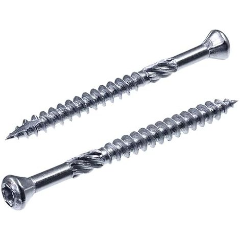 Decorative Head Deck Screws A2 Stainless Steel Wood Screws with Cut Point and Cutting Notch, TX / Hex Socket (1/5)