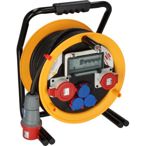 Brennenstuhl 1319250 Kabeltrommel 25 m Schwarz CEE-Stecker 32 A 5polig (1/4)