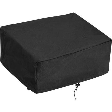 Housse Plancha Extérieur 420D Oxford 60x45x25cm – Imperméable, Anti-Poussière et Anti-UV, Protection Plancha Extérieur avec Cordon Ajustable, Bâche Plancha Universelle, Noir (1/5)