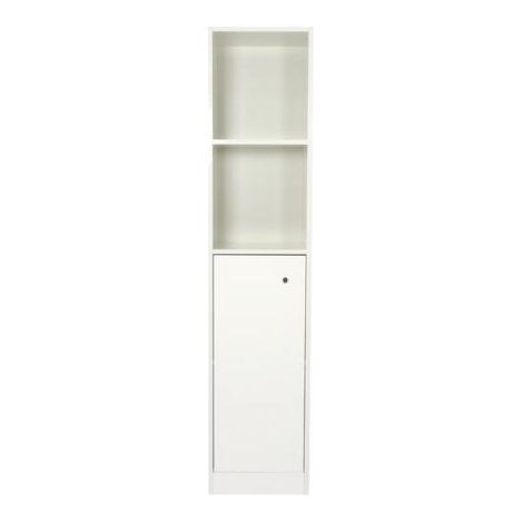 ONDEE - Mueble de baño de la colección ABBY - lacado Blanco - Entregado montado - columna 35 cm