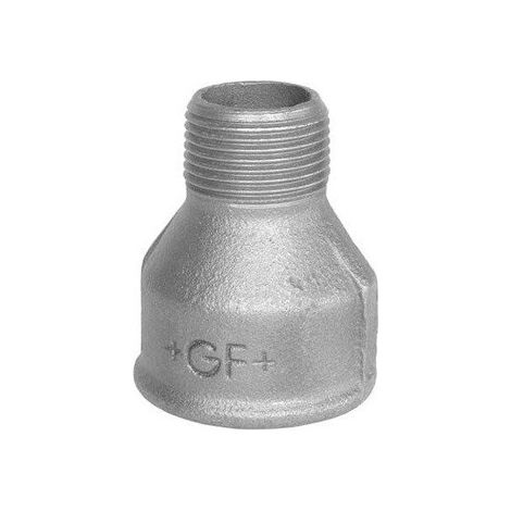 246 - Manicotto MF 1/2" x 3/8" in ghisa zincata 24605032