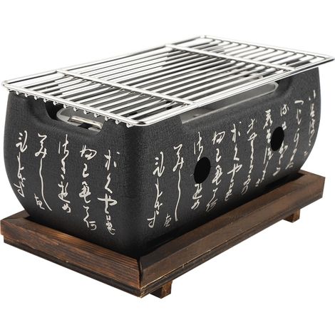 Four rectangulaire, cuisine japonaise, poêle à charbon, barbecue japonais, réchaud à alcool (1/5)