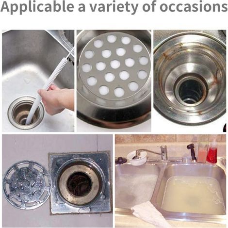 Grille de bonde de douche, crépine de baignoire (lot de 4, couleurs assorties) (1/4)