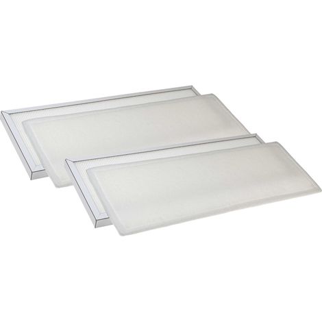 vhbw Set filtros compatible con Wolf CWL 300 Excellent, CWL 400 Excellent unidad ventilación - G4 / F7 4 uds., blanco