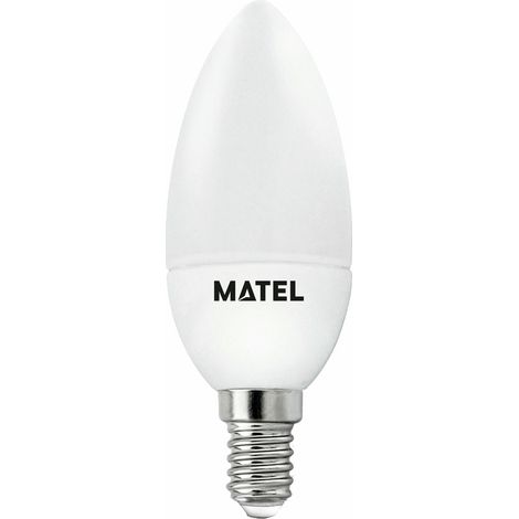 Bombilla LED Vela 3 Intensidades E14 5W Cálida Matel (1/4)