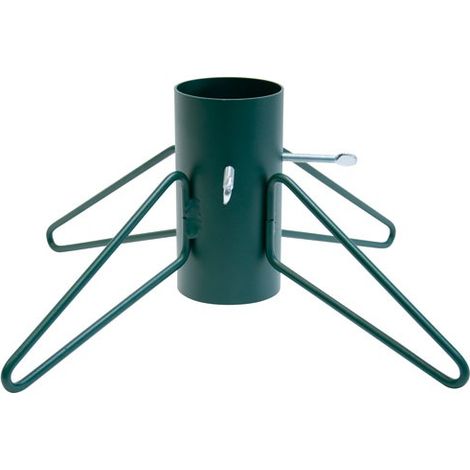 Pie de árbol de 4 patas, hierro redondo verde árbol de Navidad - Louis Moulin