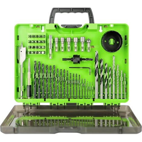 Coffret de 60 embouts et forets GREENWORKS - APT-60DDS-GW (1/5)
