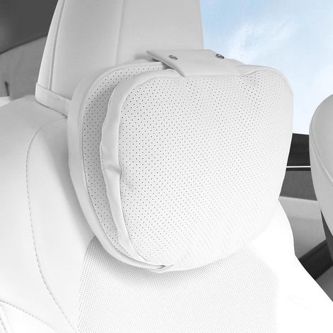 Auto Nackenkissen mit Wendefunktion, atmungsaktiv, weiß, 1 Stück (1/5)