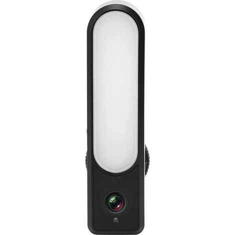 Caméra Wi-Fi 1080p avec vision nocturne, étanche IP66, détecteur de mouvement et lampe pour la maison et le jardin. Compatible avec Tuya 100-240VUS. (1/5)