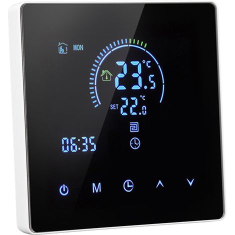 Thermostat WiFi Tuya 3500W, contrôleur de température numérique LCD 5-60℃, réglage à distance via APP, compatible AC90V-240V (1/5)